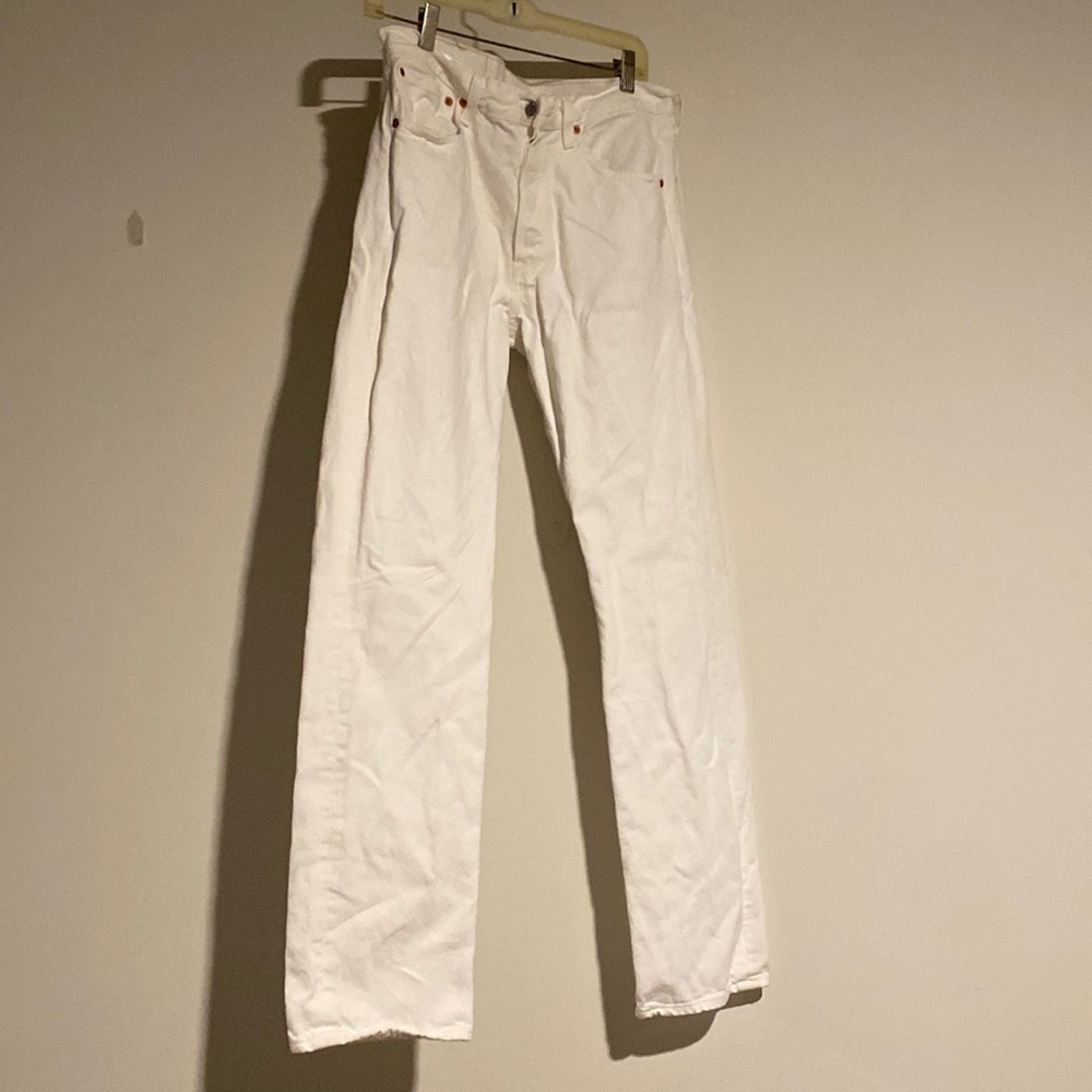 Brand new white levi jeans. Never worn